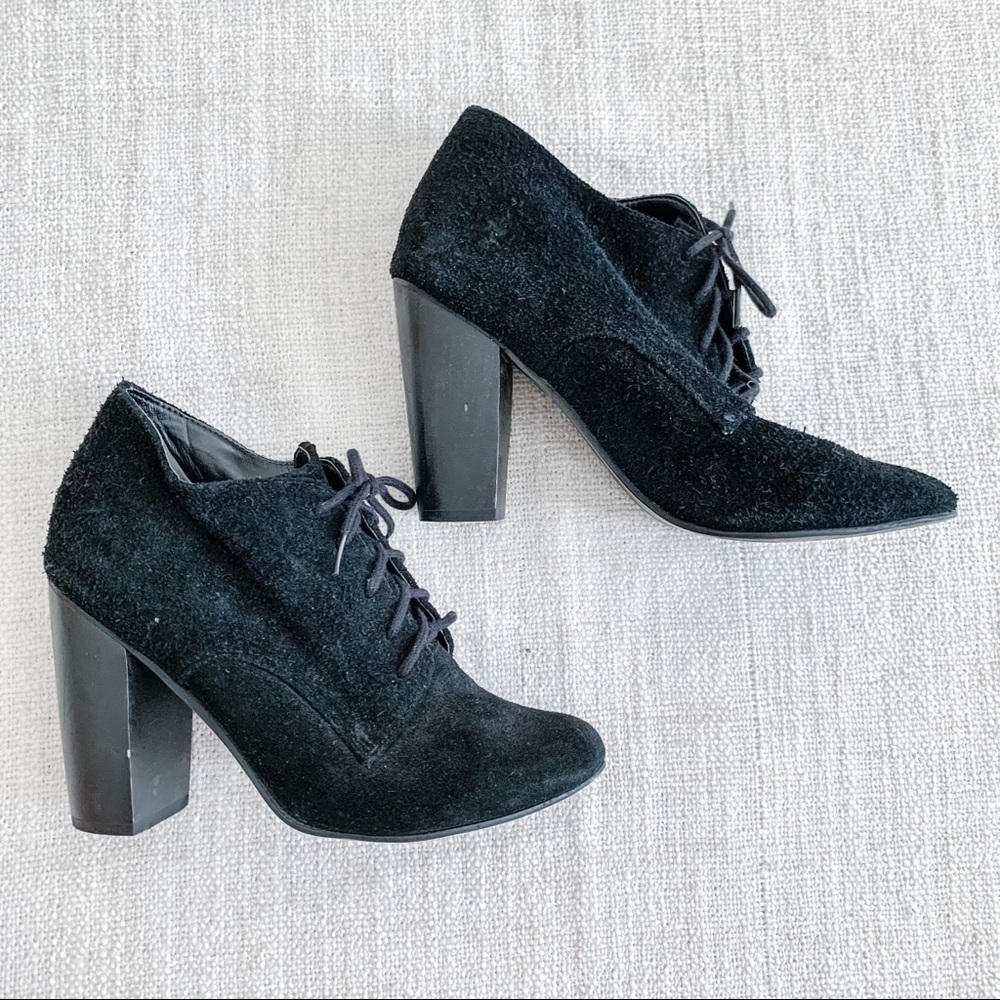 🧙‍♀️ AMERICAN APPAREL Black Suede Booties 🧙‍♀️